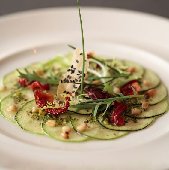 healthy dinners zucchini carpaccio